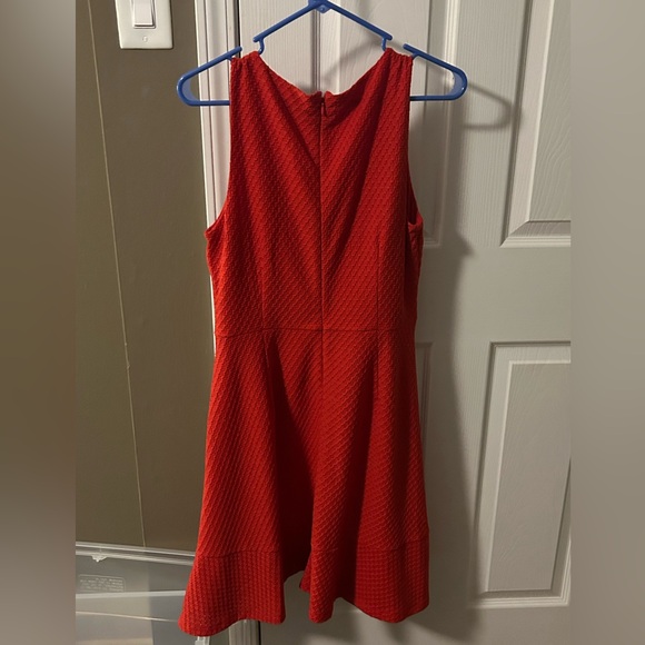 LOFT Red A-Line Dress - Picture 2 of 3